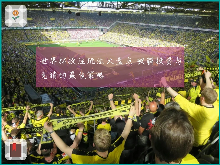 世界杯投注玩法大盘点 破解投资与竞猜的最佳策略